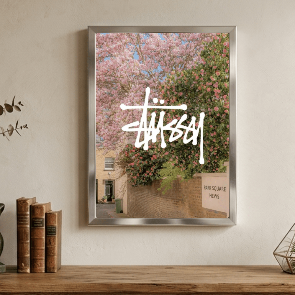 poster stussy - Vibes Districtposter stussy poster GoldVibes District