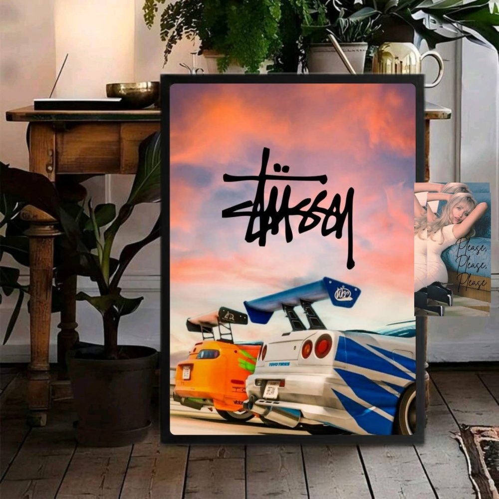 poster stussy - Vibes Districtposter stussy poster BiancoVibes District