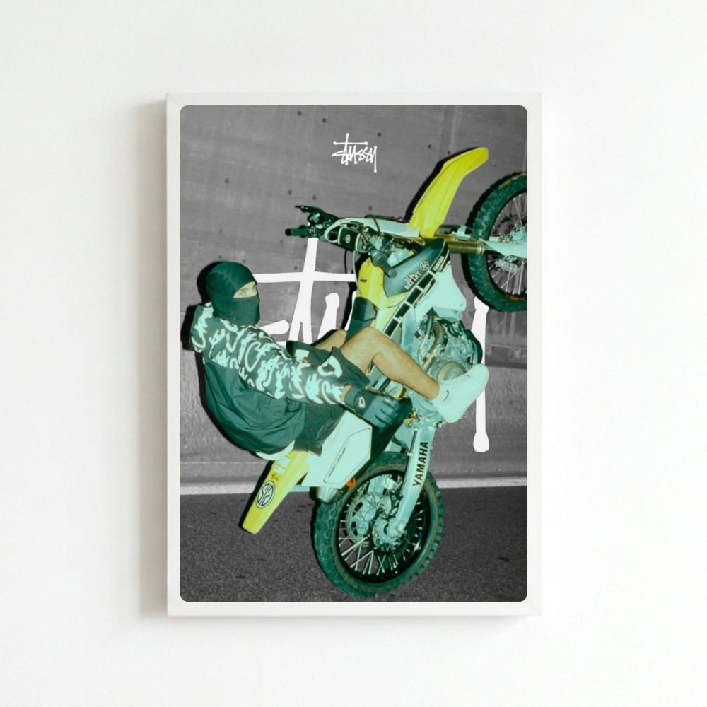 poster stussy - Vibes Districtposter stussy poster BiancoVibes District