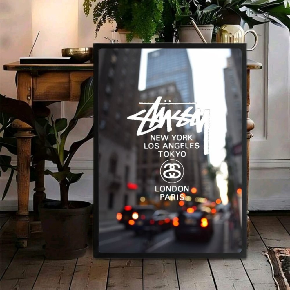 poster stussy - Vibes Districtposter stussy poster BiancoVibes District