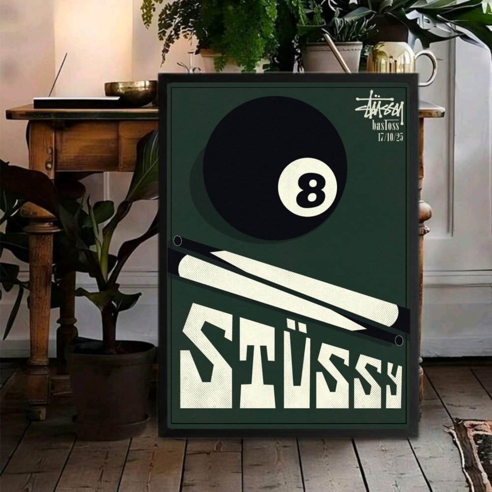 poster stussy - Vibes Districtposter stussy poster SilverVibes District