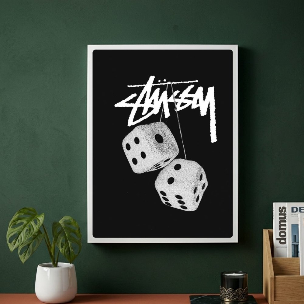 poster stussy - Vibes Districtposter stussy poster BiancoVibes District