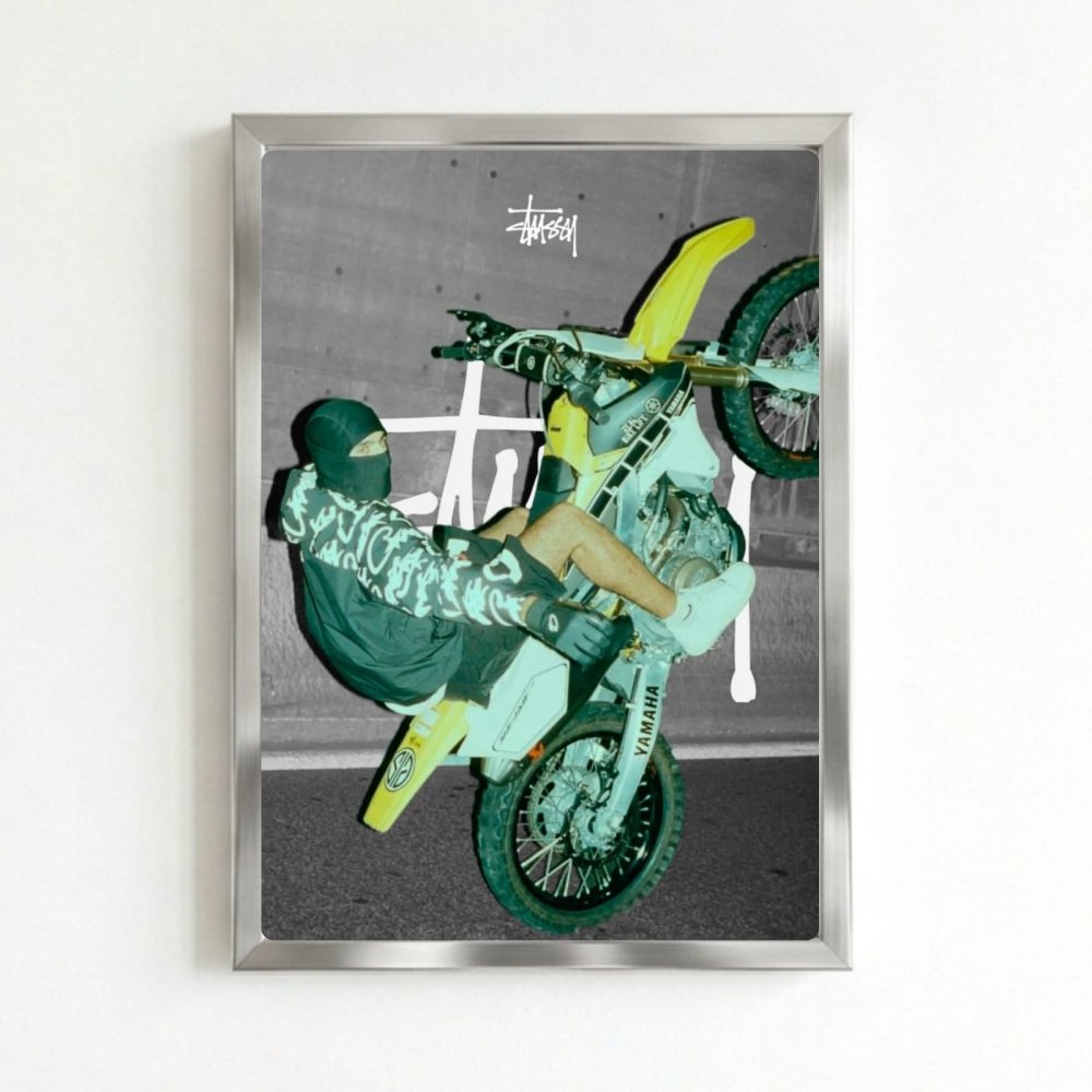 poster stussy - Vibes Districtposter stussy poster SilverVibes District