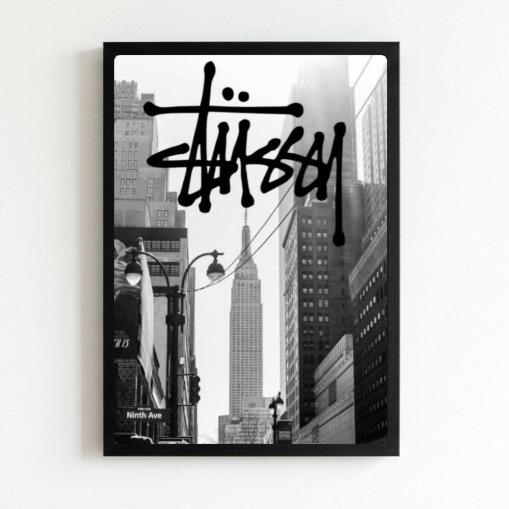 poster stussy - Vibes Districtposter stussy poster NeroVibes District