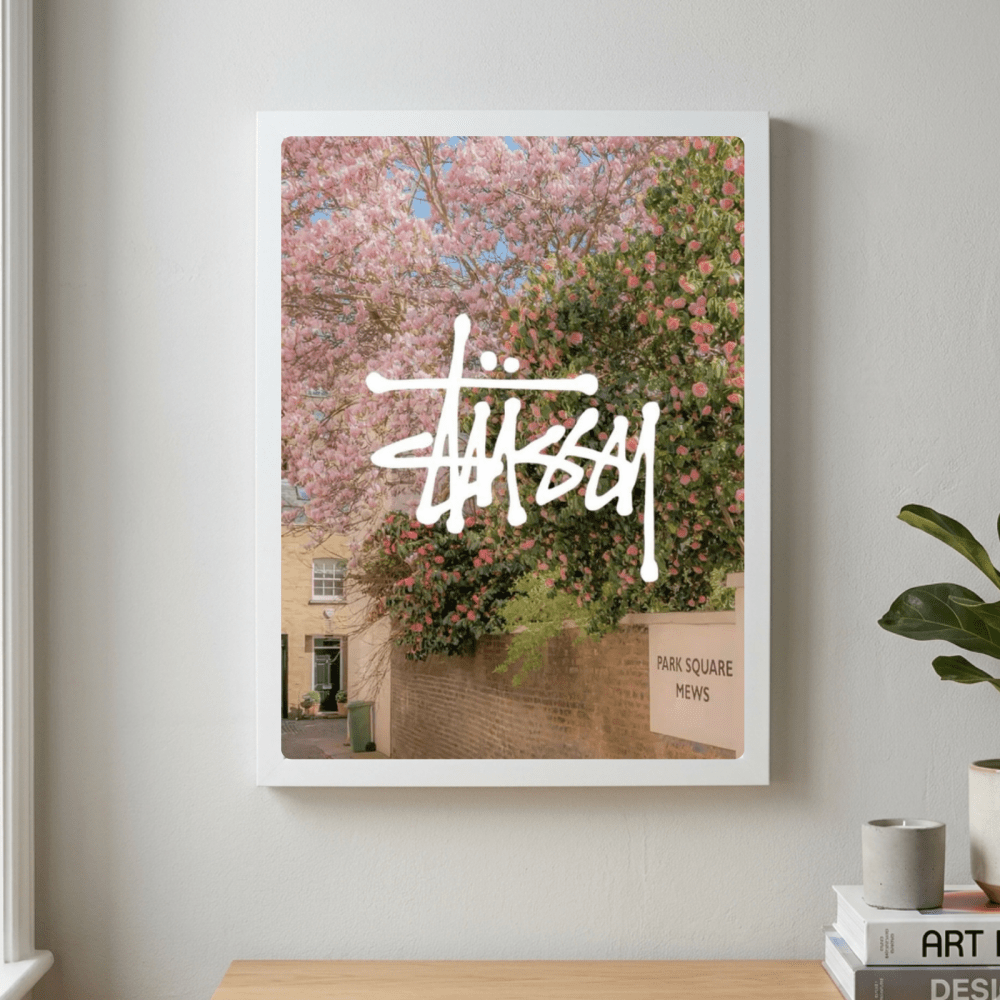 poster stussy - Vibes Districtposter stussy poster GoldVibes District