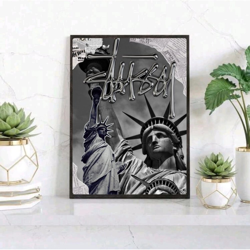 poster stussy - Vibes Districtposter stussy poster SilverVibes District