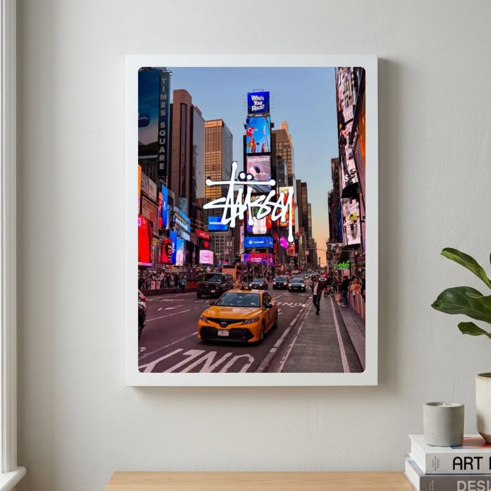 poster stussy - Vibes Districtposter stussy poster SilverVibes District