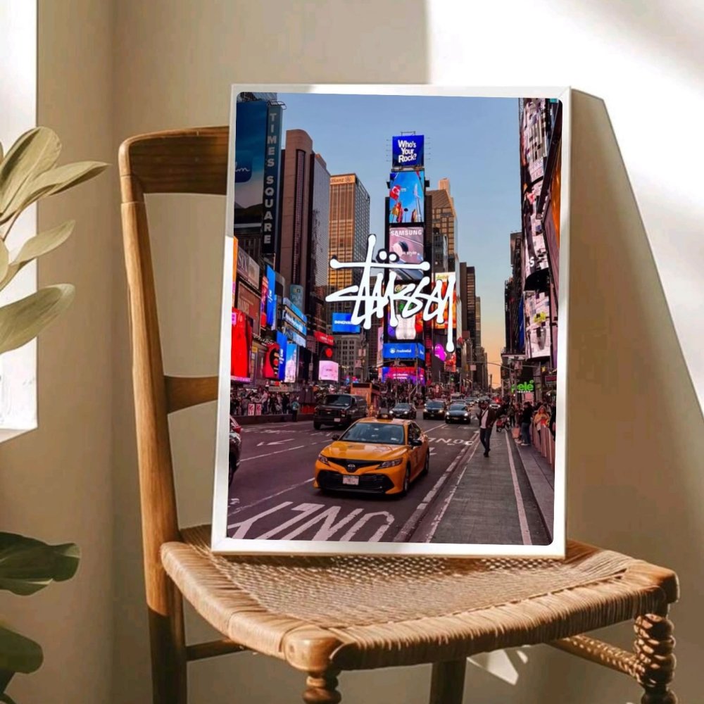 poster stussy - Vibes Districtposter stussy poster SilverVibes District