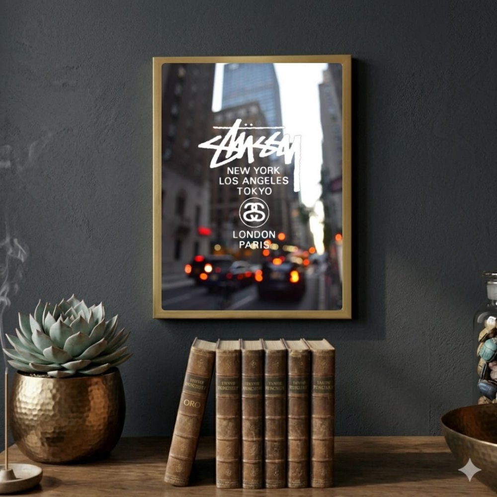 poster stussy - Vibes Districtposter stussy poster BiancoVibes District