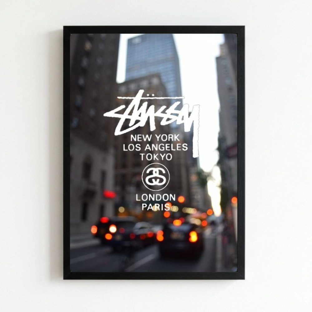 poster stussy - Vibes Districtposter stussy poster NeroVibes District