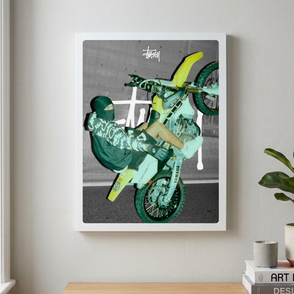 poster stussy - Vibes Districtposter stussy poster GoldVibes District