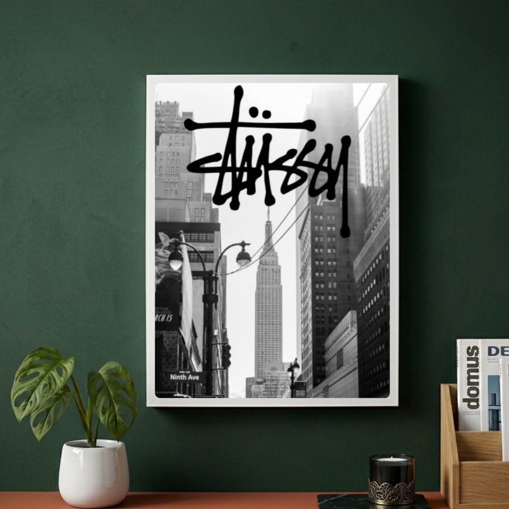 poster stussy - Vibes Districtposter stussy poster BiancoVibes District