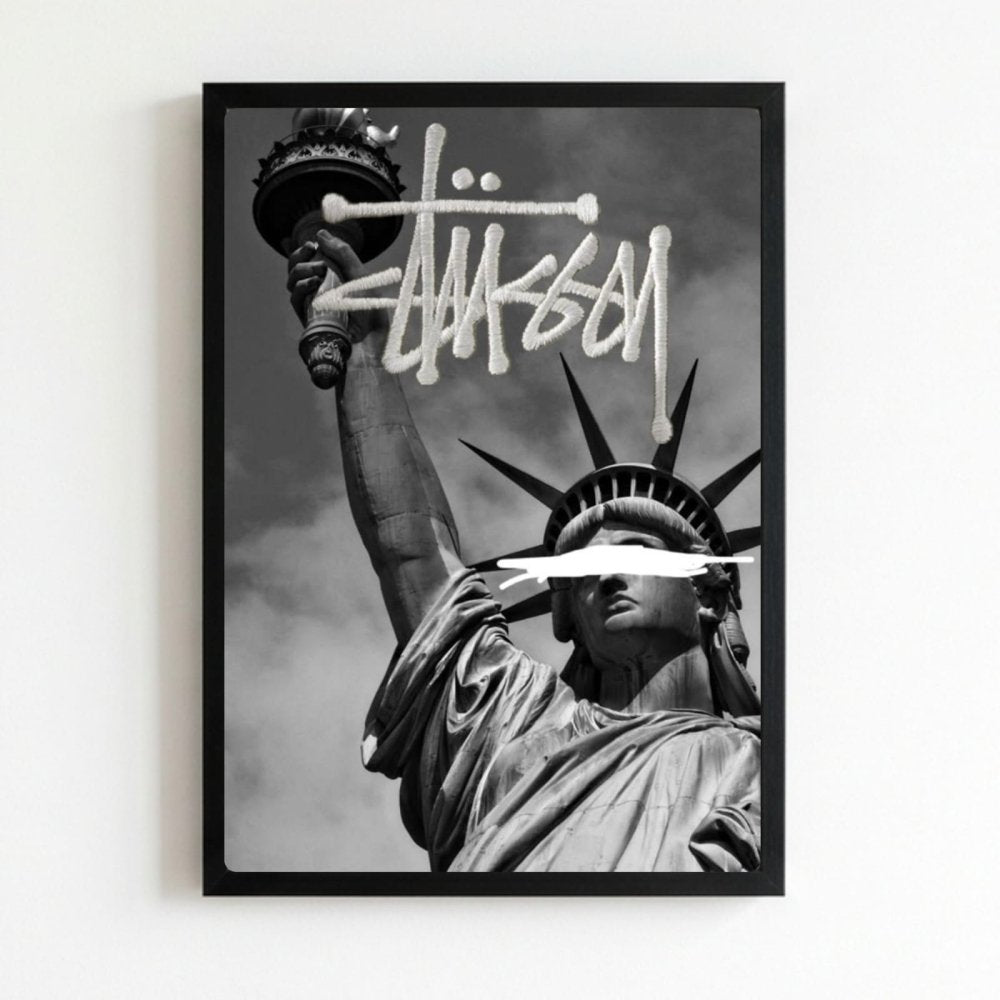 poster stussy - Vibes Districtposter stussy poster NeroVibes District