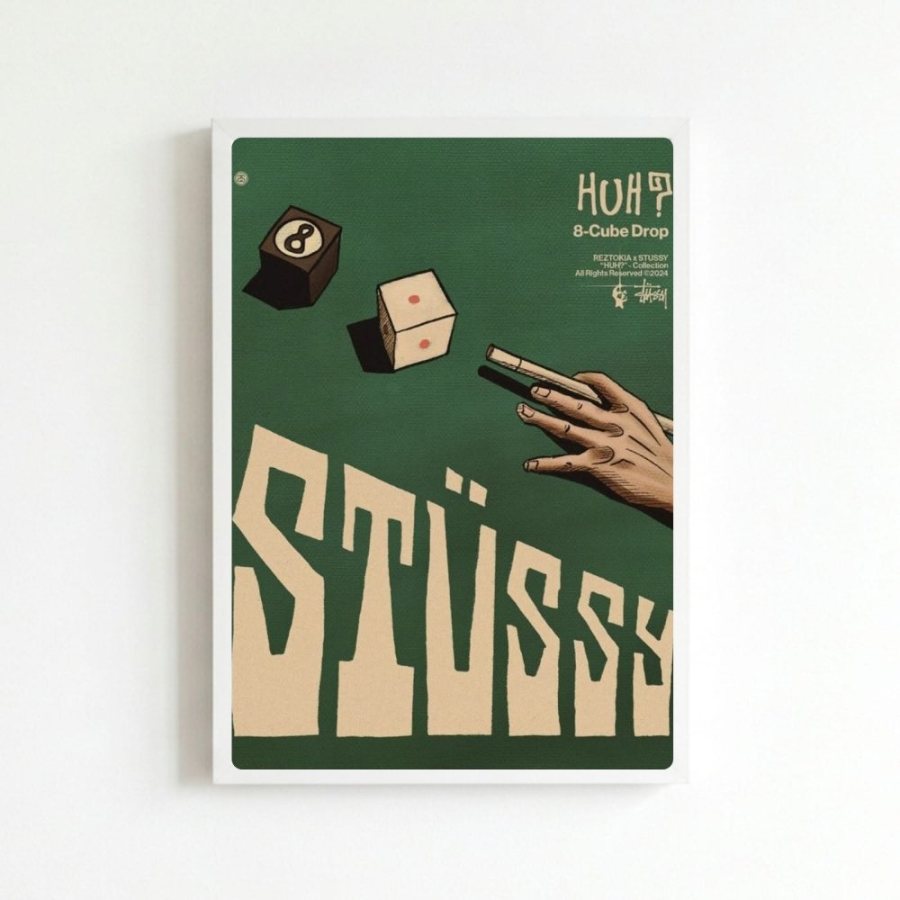 poster stussy - Vibes Districtposter stussy poster BiancoVibes District