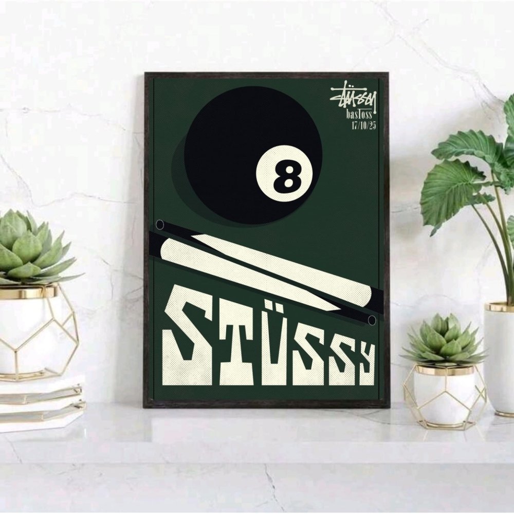 poster stussy - Vibes Districtposter stussy poster SilverVibes District
