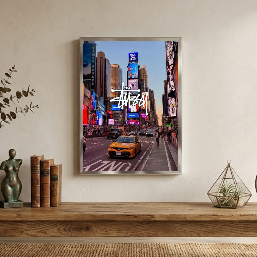 poster stussy - Vibes Districtposter stussy poster SilverVibes District