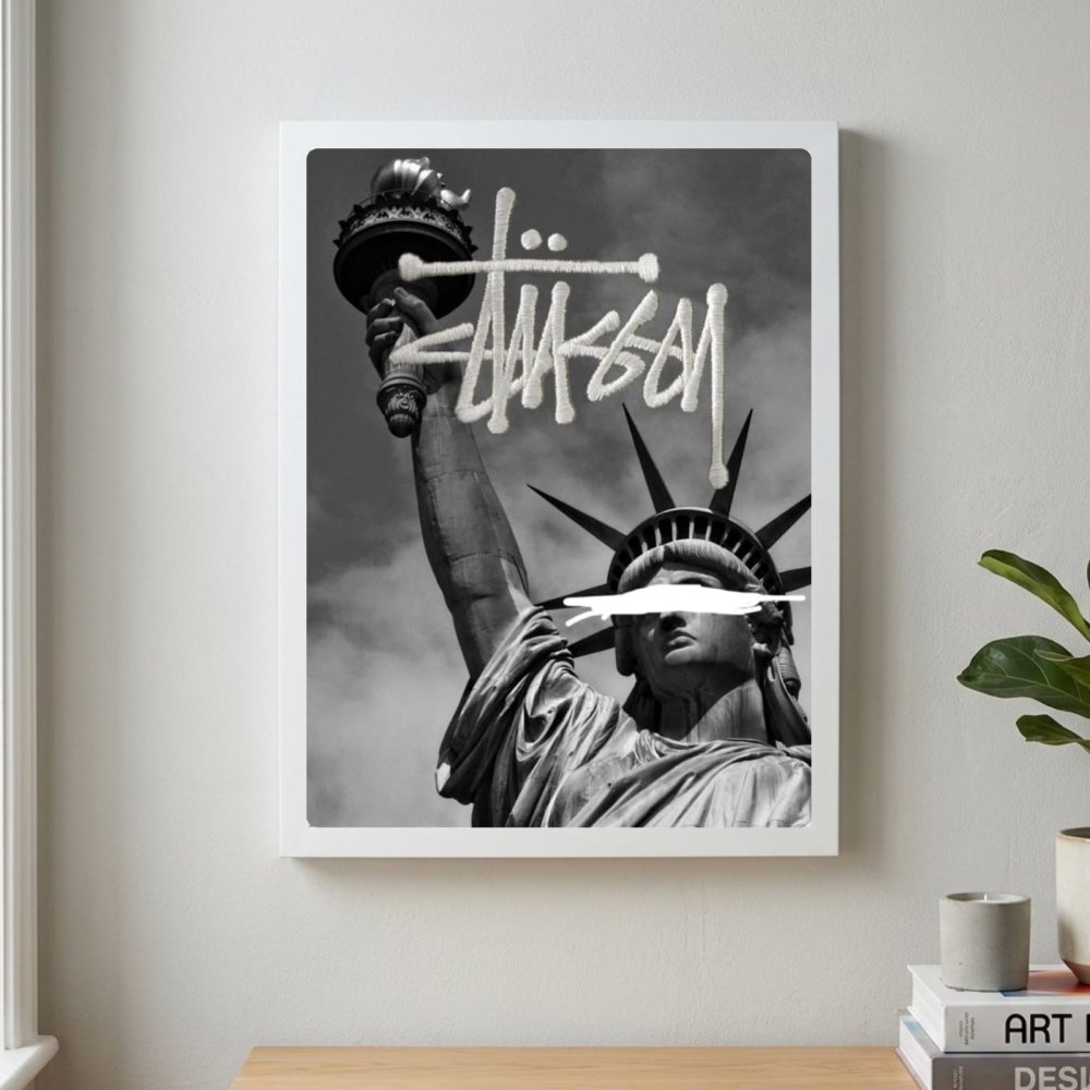 poster stussy - Vibes Districtposter stussy poster BiancoVibes District