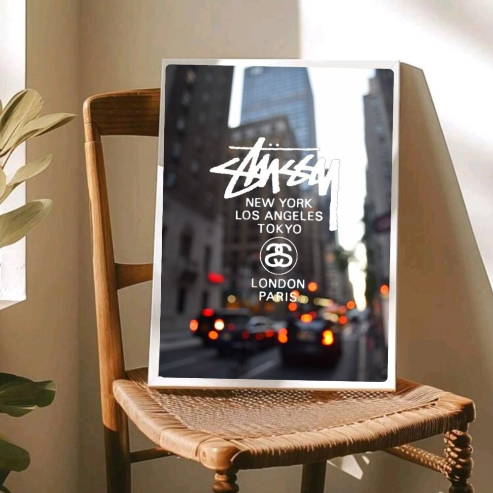 poster stussy - Vibes Districtposter stussy poster BiancoVibes District