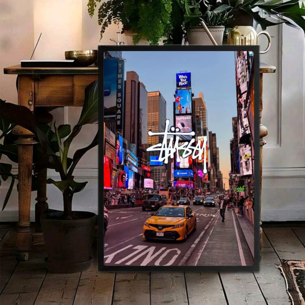 poster stussy - Vibes Districtposter stussy poster SilverVibes District