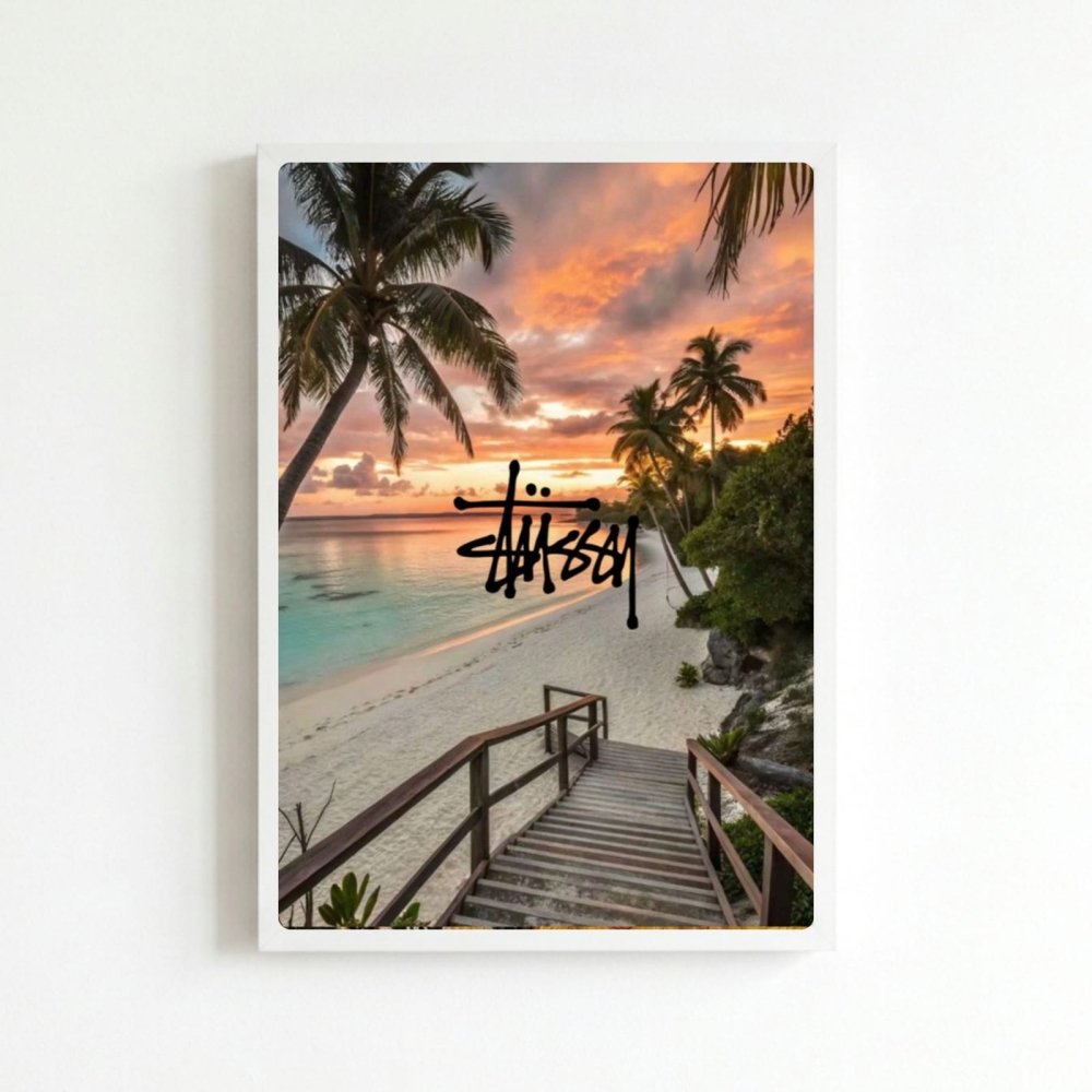 poster stussy - Vibes Districtposter stussy poster BiancoVibes District