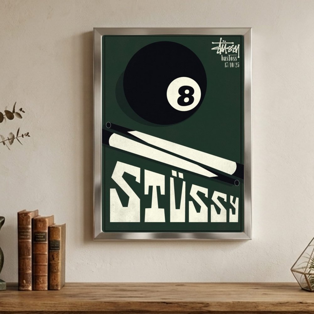 poster stussy - Vibes Districtposter stussy poster SilverVibes District