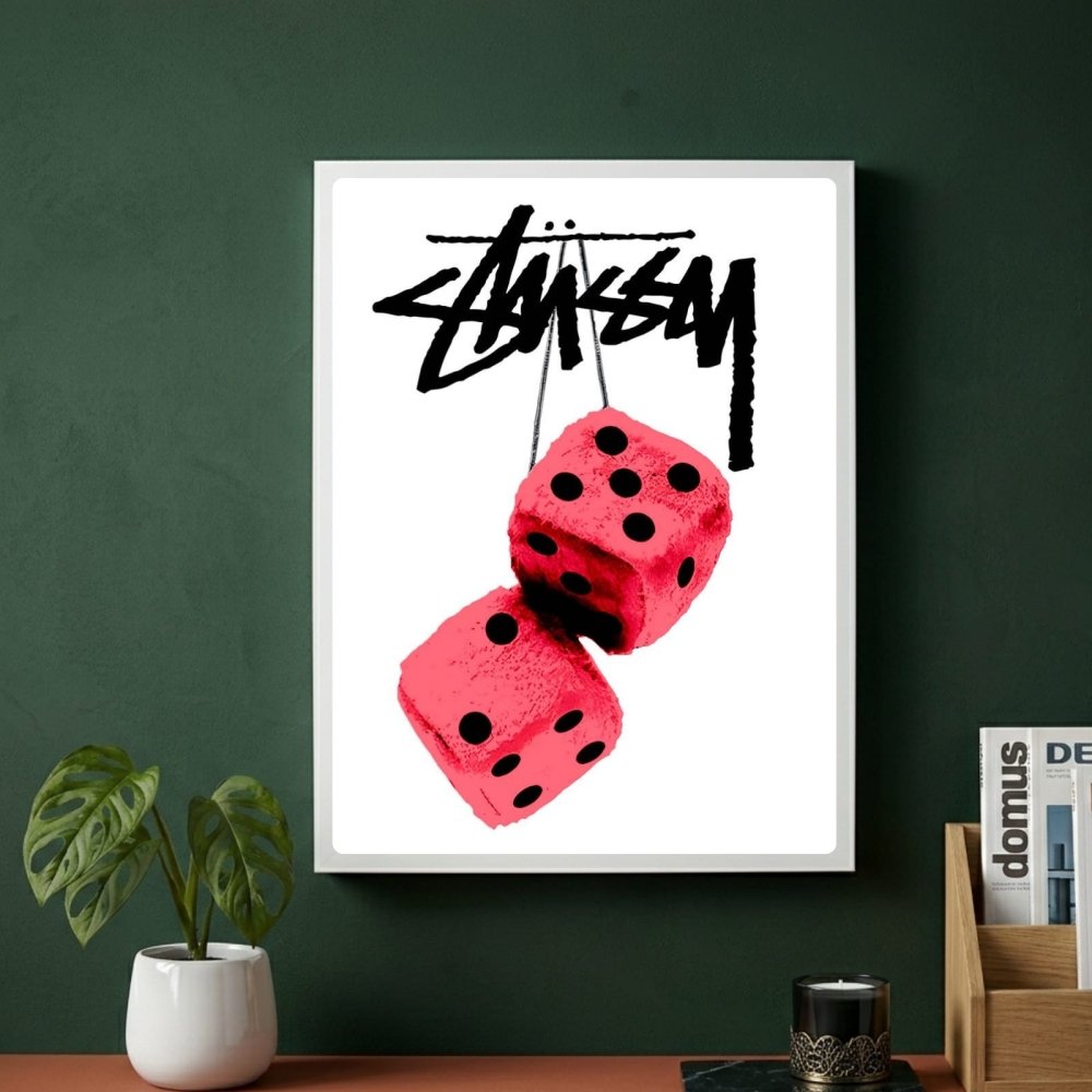 poster stussy - Vibes Districtposter stussy poster SilverVibes District