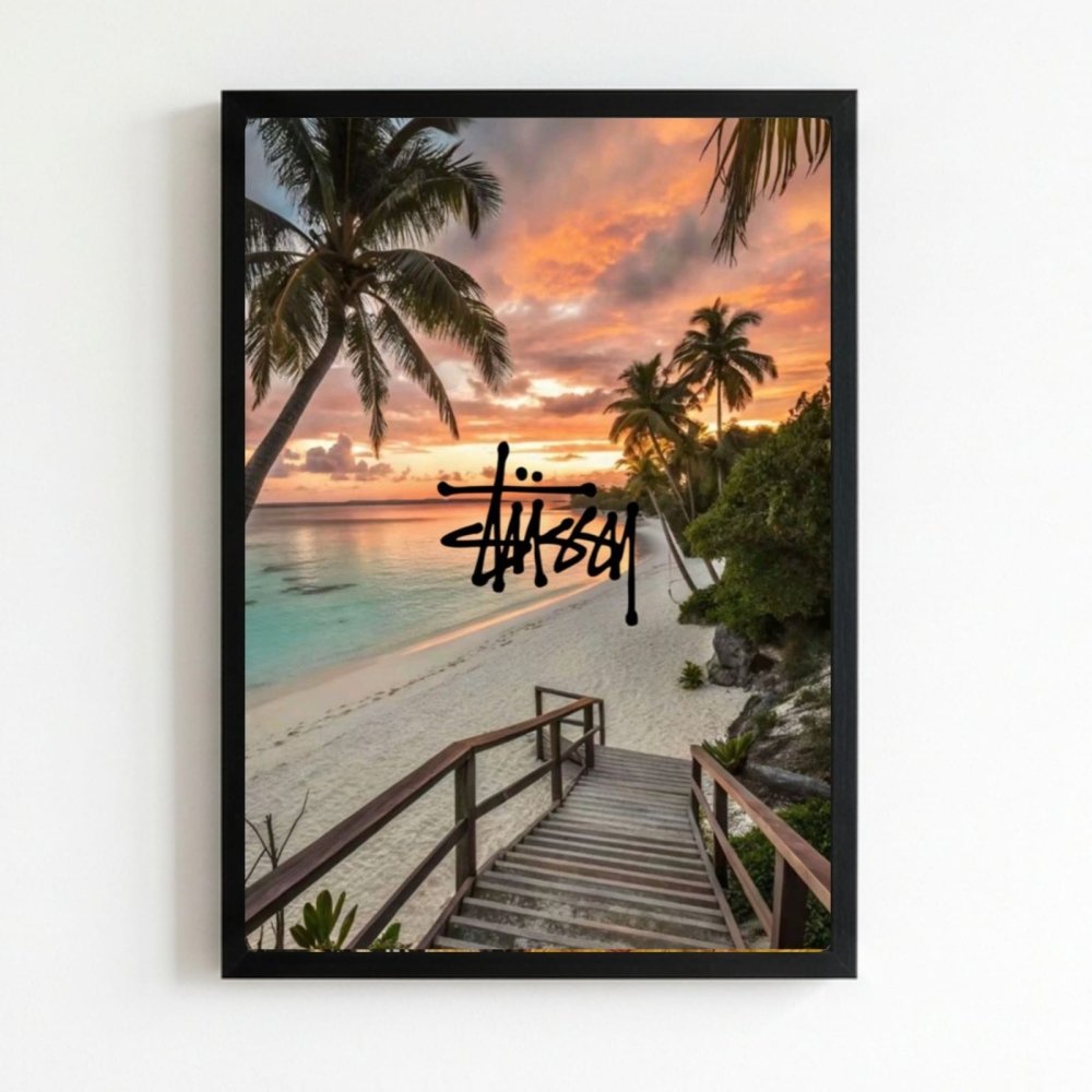 poster stussy - Vibes Districtposter stussy poster NeroVibes District