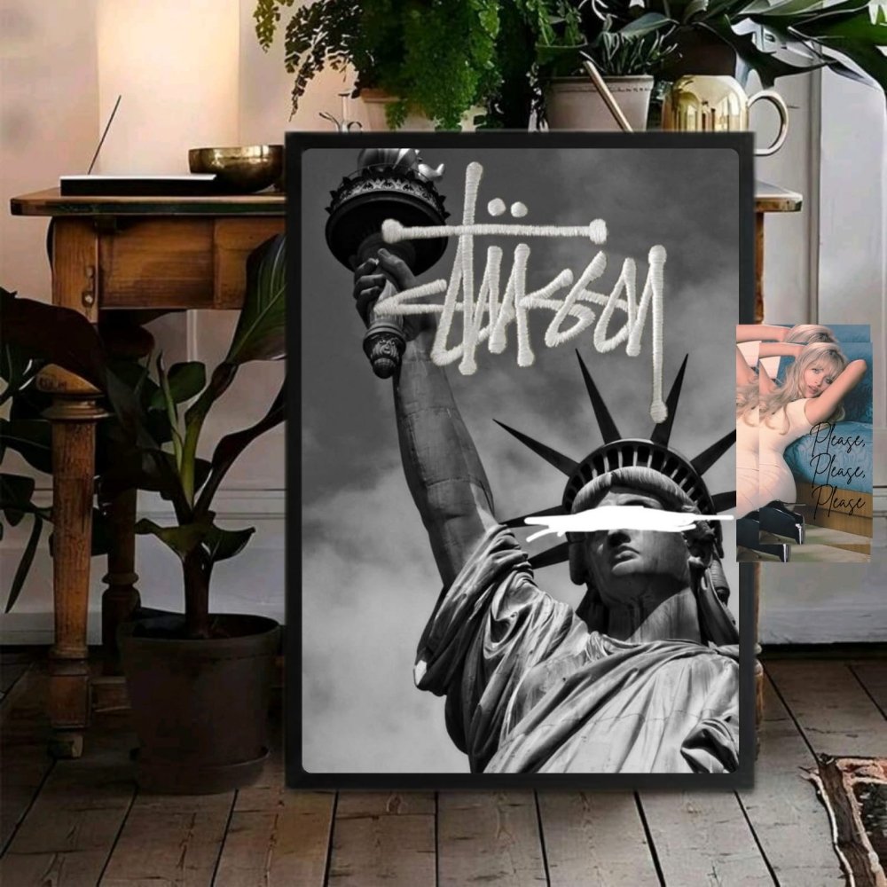 poster stussy - Vibes Districtposter stussy poster BiancoVibes District