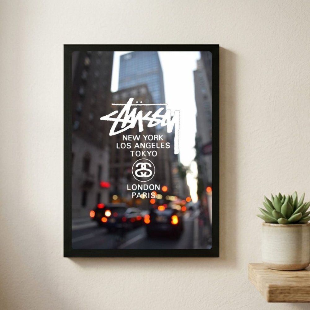 poster stussy - Vibes Districtposter stussy poster BiancoVibes District