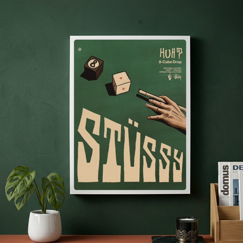 poster stussy - Vibes Districtposter stussy poster SilverVibes District