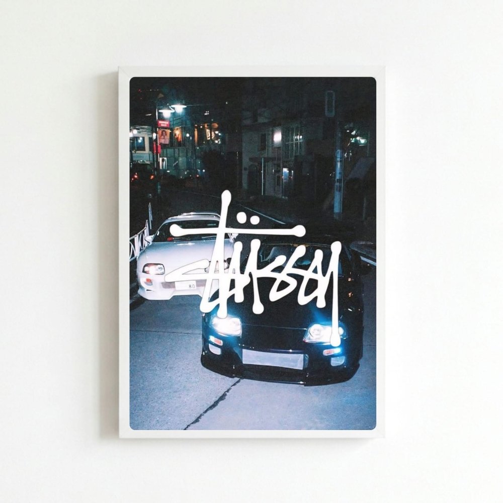 poster stussy - Vibes Districtposter stussy poster BiancoVibes District