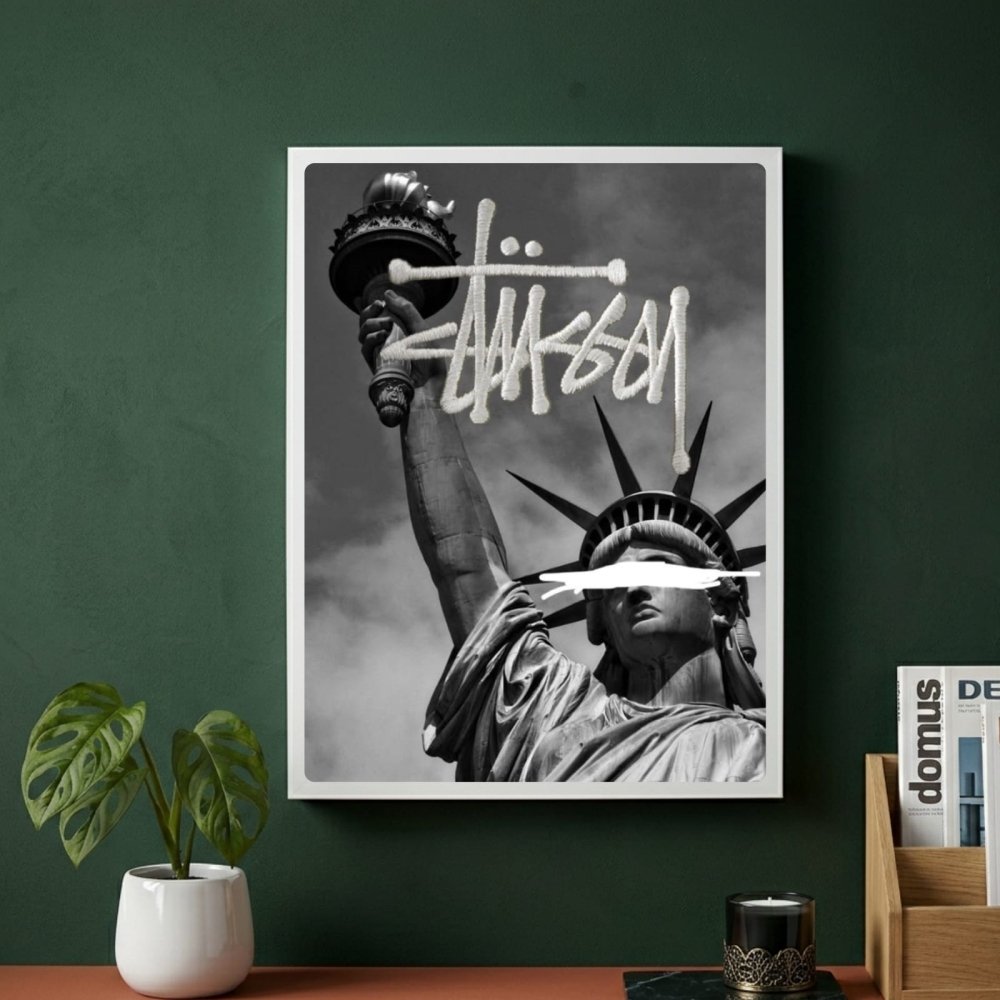 poster stussy - Vibes Districtposter stussy poster BiancoVibes District