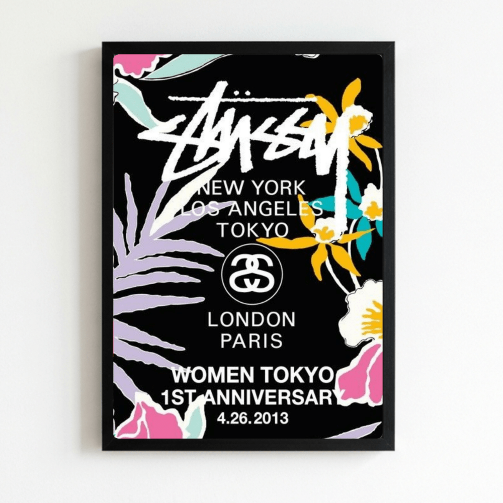poster stussy - Vibes Districtposter stussy poster NeroVibes District