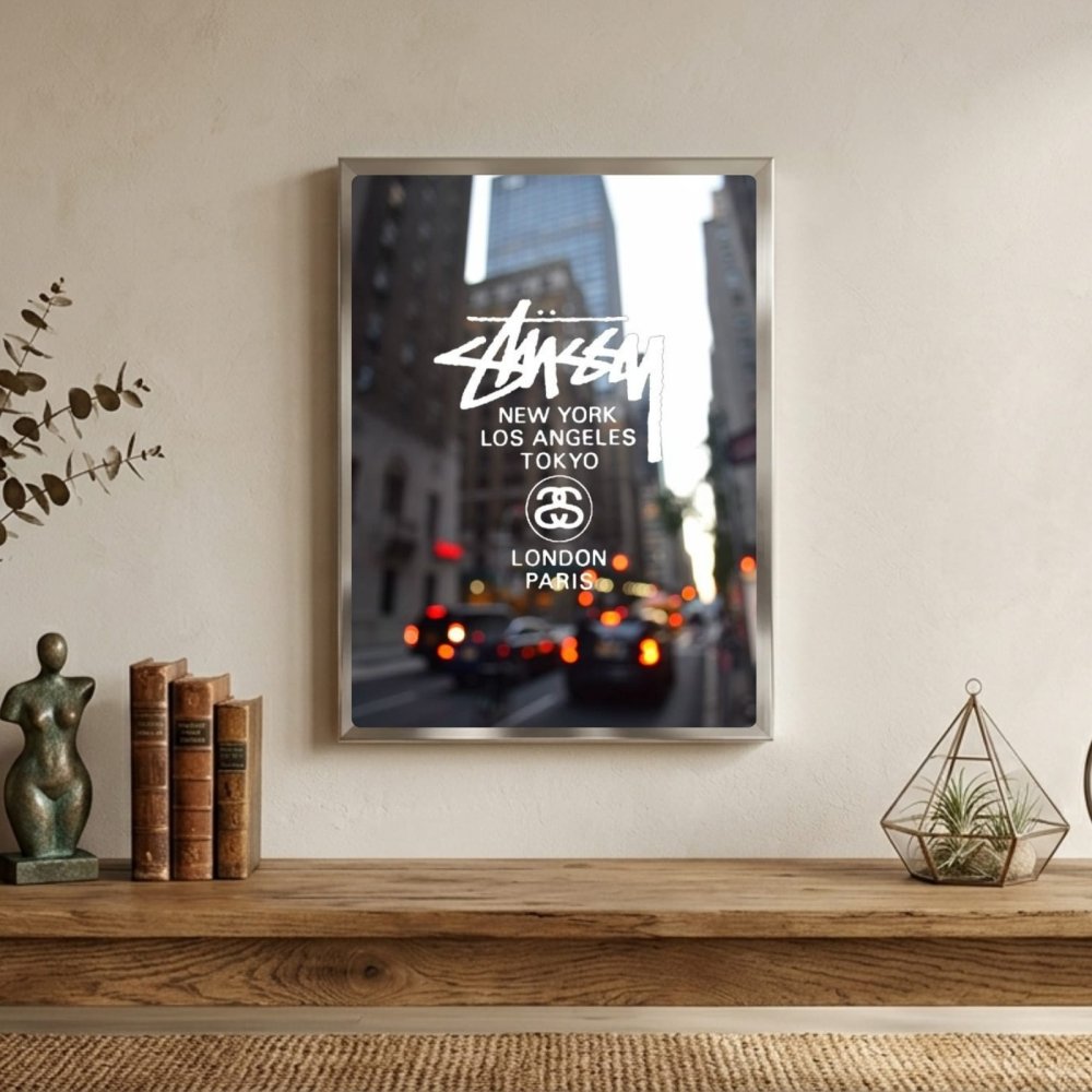 poster stussy - Vibes Districtposter stussy poster BiancoVibes District