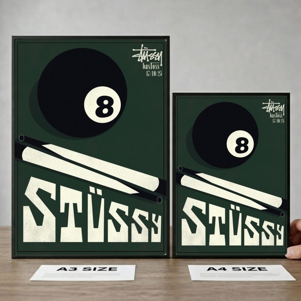 poster stussy - Vibes Districtposter stussy poster SilverVibes District
