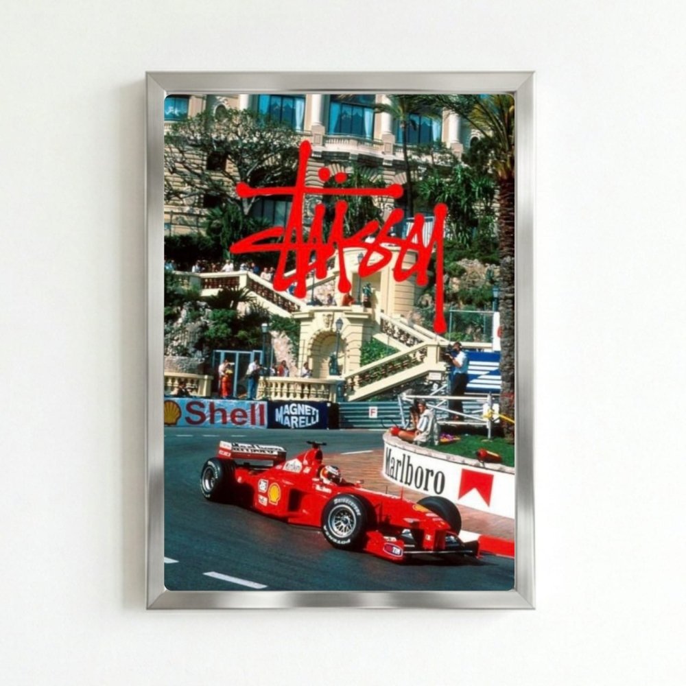 poster stussy f1 ferrari - Vibes Districtposter stussy f1 ferrari poster SilverVibes District
