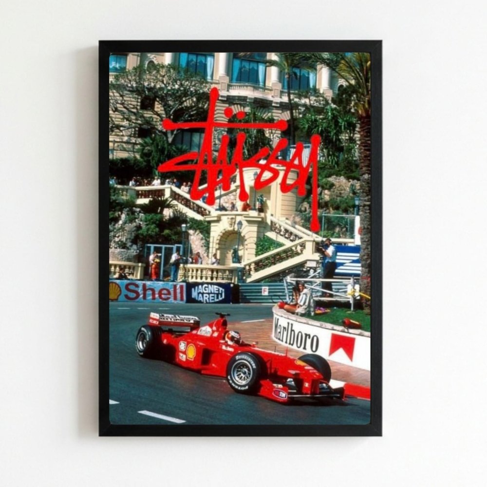 poster stussy f1 ferrari - Vibes Districtposter stussy f1 ferrari poster NeroVibes District