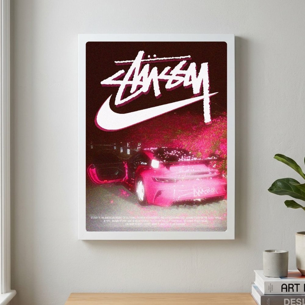 poster stussy nike - Vibes Districtposter stussy nike poster BiancoVibes District