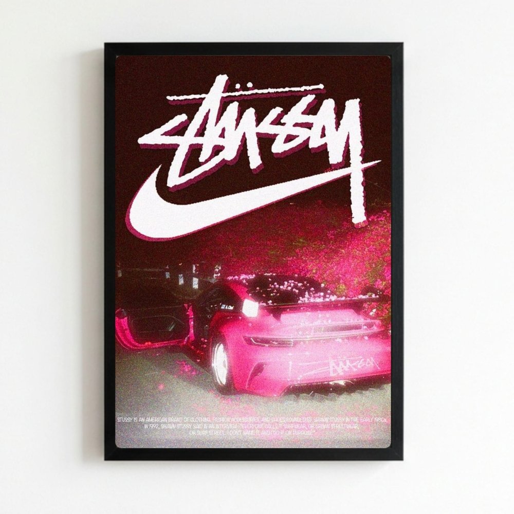 poster stussy nike - Vibes Districtposter stussy nike poster NeroVibes District