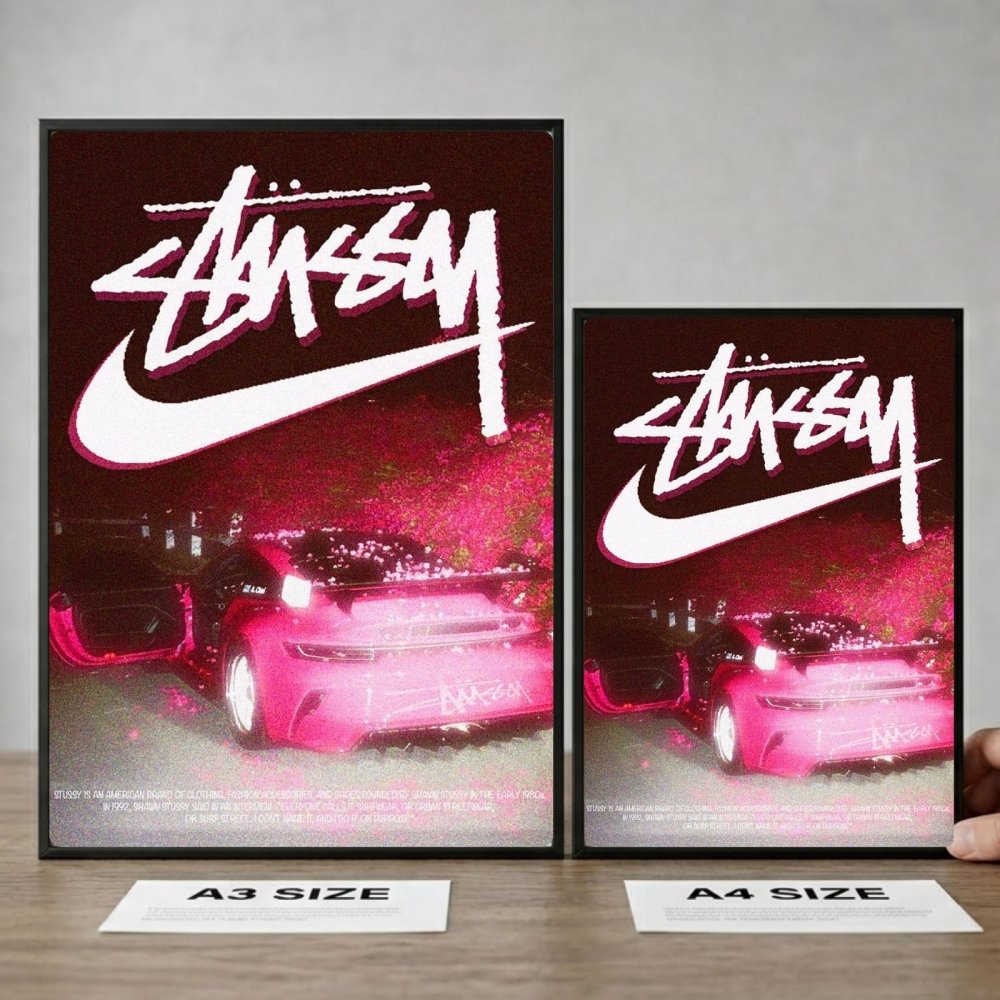 poster stussy nike - Vibes Districtposter stussy nike poster BiancoVibes District