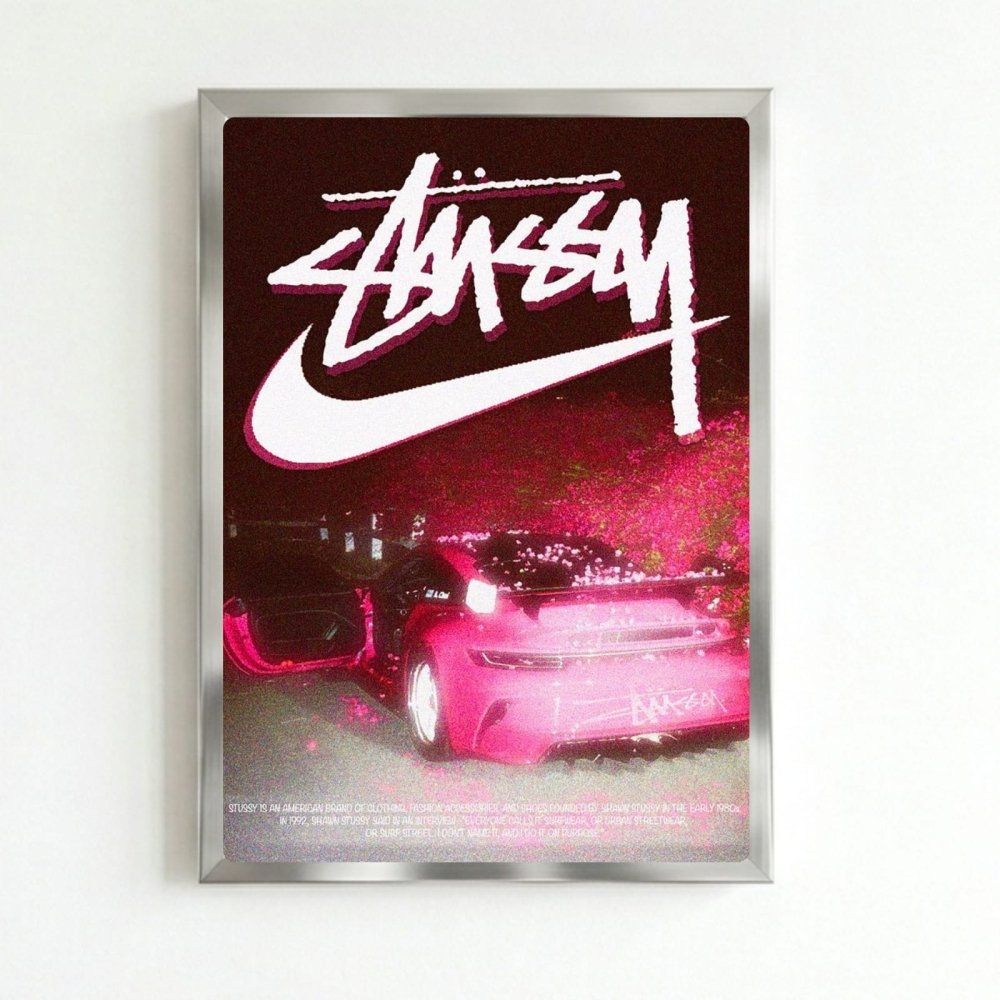 poster stussy nike - Vibes Districtposter stussy nike poster SilverVibes District