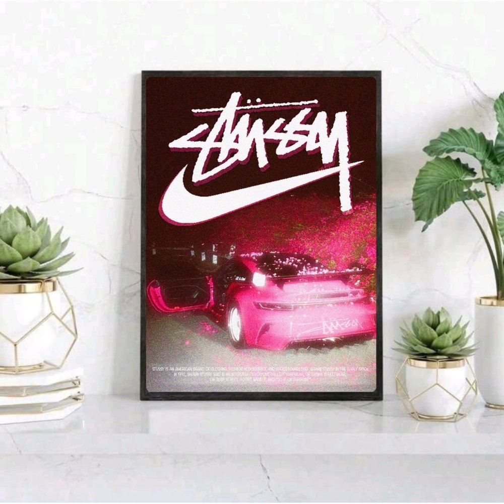 poster stussy nike - Vibes Districtposter stussy nike poster BiancoVibes District
