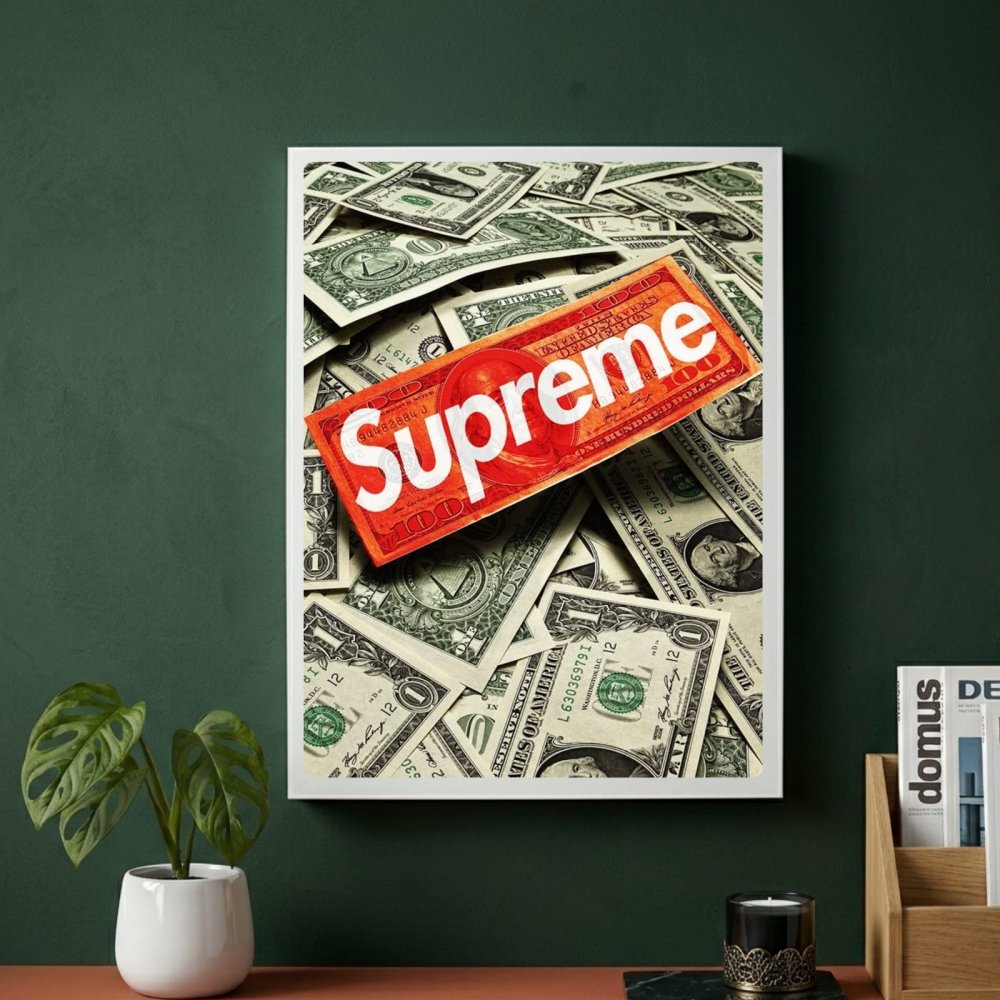 poster supreme - Vibes Districtposter supreme poster SilverVibes District