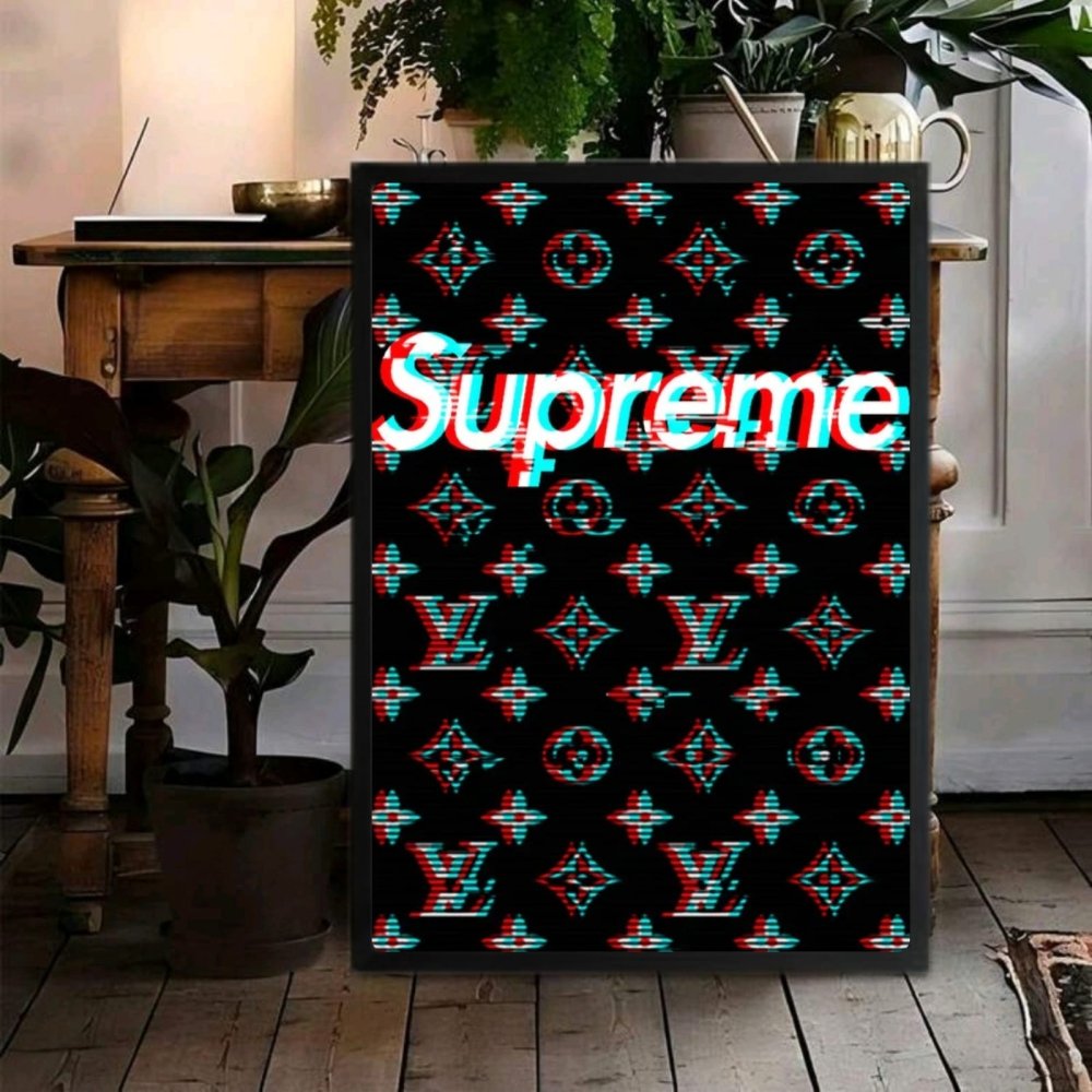 poster supreme - Vibes Districtposter supreme poster GoldVibes District