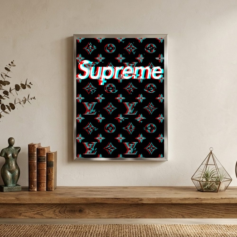poster supreme - Vibes Districtposter supreme poster GoldVibes District