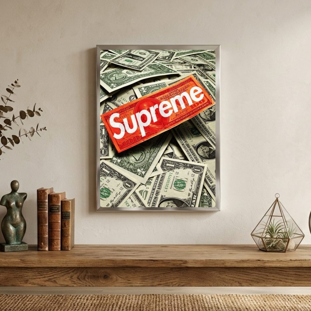 poster supreme - Vibes Districtposter supreme poster SilverVibes District