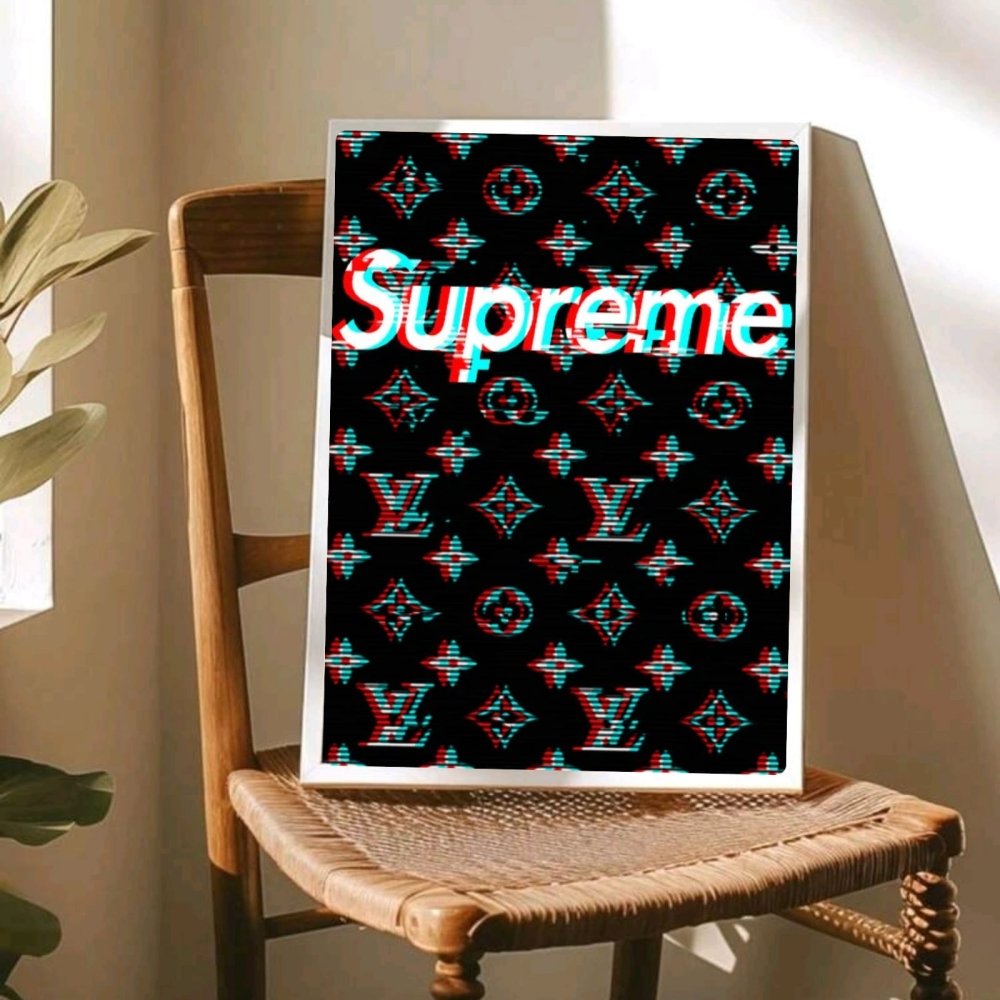 poster supreme - Vibes Districtposter supreme poster GoldVibes District