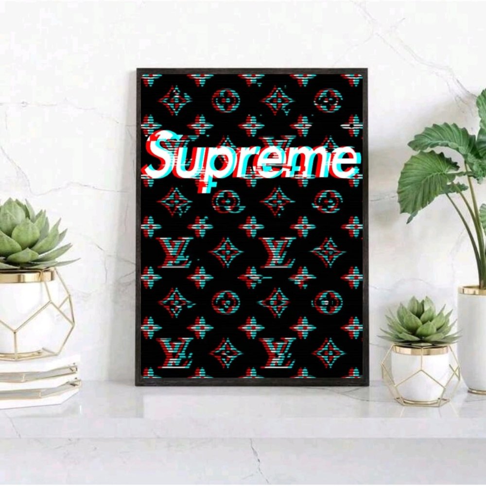 poster supreme - Vibes Districtposter supreme poster GoldVibes District
