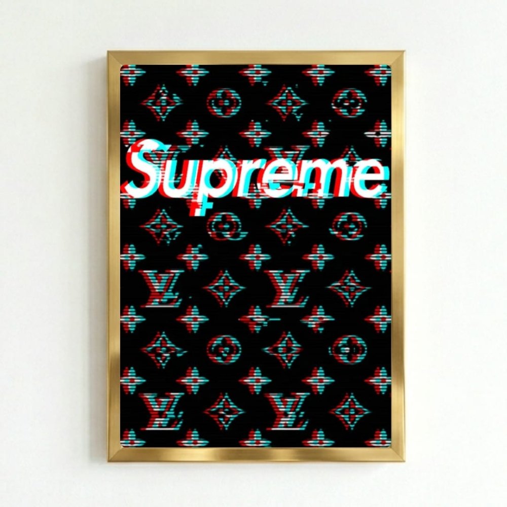 poster supreme - Vibes Districtposter supreme poster GoldVibes District