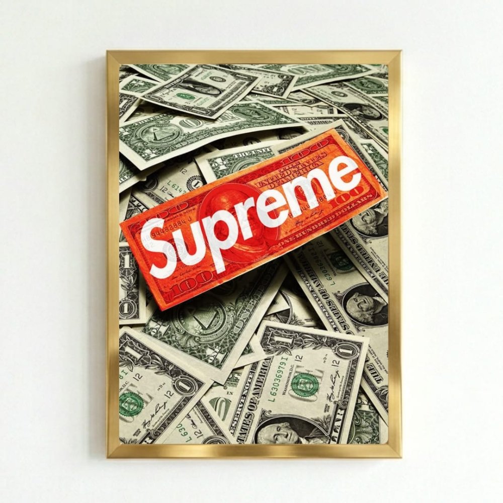 poster supreme - Vibes Districtposter supreme poster GoldVibes District